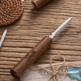 Personalized 2X Wooden Puerh Tea Knife & Ice Pick – Dual Tool for Breaking Tea Cake, Brick, or Ice
