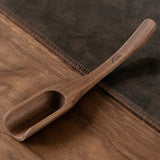 Personalized Metal Tea Scoop with Wooden Handle – Multipurpose Coffee Teaspoon, Measuring Shovel Spoon for Loose Leaf Tea, Coffee Beans, Milk Powder, Spices – Household Kitchen Tool