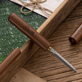 Personalized 2X Wooden Puerh Tea Knife & Ice Pick – Dual Tool for Breaking Tea Cake, Brick, or Ice