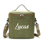 Personalized Insulated Lunch Bag with Adjustable Shoulder Strap – Reusable Portable Lunch Box for Women & Men, Office, Work & Picnic