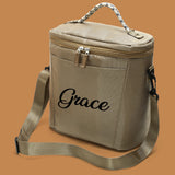 Personalized Insulated Lunch Bag with Adjustable Shoulder Strap – Reusable Portable Lunch Box for Women & Men, Office, Work & Picnic
