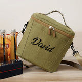 Personalized Insulated Lunch Bag with Adjustable Shoulder Strap – Reusable Portable Lunch Box for Women & Men, Office, Work & Picnic