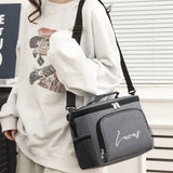 Personalized Leakproof Cooler Lunch Box with Adjustable Shoulder Strap, Reusable Thermal Bag for Work, Office & Picnic