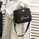 Personalized Leakproof Cooler Lunch Box with Adjustable Shoulder Strap, Reusable Thermal Bag for Work, Office & Picnic