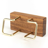 Custom Wooden Business Card Holder – Personalized Engraved Desk Card Case with Name or Logo, Unique Gift for Men and Women, Professional Office Accessory