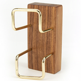 Custom Wooden Business Card Holder – Personalized Engraved Desk Card Case with Name or Logo, Unique Gift for Men and Women, Professional Office Accessory