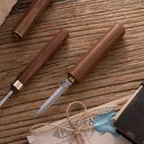 Personalized 2X Wooden Puerh Tea Knife & Ice Pick – Dual Tool for Breaking Tea Cake, Brick, or Ice