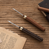 Personalized 2X Wooden Puerh Tea Knife & Ice Pick – Dual Tool for Breaking Tea Cake, Brick, or Ice