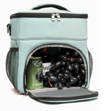 Personalized Double Deck Lunch Bag – Insulated Leakproof Soft Cooler for Adults, Large Lunch Box for Work, Camping, Beach, Picnic & Travel