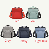 Personalized Double Deck Lunch Bag – Insulated Leakproof Soft Cooler for Adults, Large Lunch Box for Work, Camping, Beach, Picnic & Travel