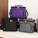 Personalized Leakproof Cooler Lunch Box with Adjustable Shoulder Strap, Reusable Thermal Bag for Work, Office & Picnic