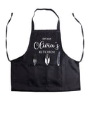 Personalized Apron with Pocket Anniversary Gift Your Name Bakery Chef Wife Gift