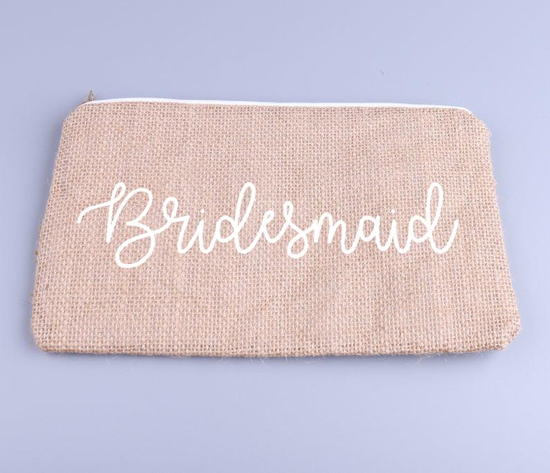 Gold Initial W Personalized Makeup Bag For Women, Monogrammed Canvas  Cosmetic Pouch (white, 10 X 3 X 6 In) : Target