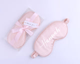 Personalized Satin Sleep Mask with Gift Box Your Name