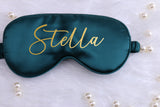 Personalized Satin Sleep Mask with Gift Box Your Name