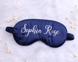 Personalized Satin Sleep Mask, Bridesmaid Bachelorette Gift
