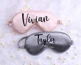 Personalized Satin Sleep Mask, Quinceanera Sweet 16 Girl Gift