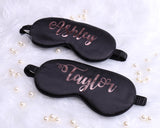 Personalized Satin Sleep Mask, Quinceanera Sweet 16 Girl Gift