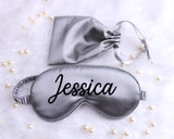 Personalized Satin Sleep Mask, Bridesmaid Hen Party Gift