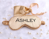Personalized Satin Sleep Mask, Bridesmaid Mother's Day SPA Gift
