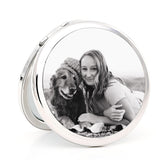 Personalized Compact Mirror For Dog Lover Pet Memorial Present