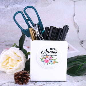 Personalized Pen Holder with Your Text or Image