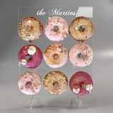 Personalized Acrylic Donut Wall, Baby Showers Bagel Holder Display Dessert Table