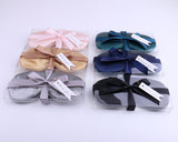 6-Pack Satin Sleep Masks with Gift Box Ribbon Tag Bridesmaid Gifts