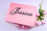 Personalized Box Gift Set with 7 Gifts Included, Gift for Her Bridesmaid Proposal Mirror Scarf