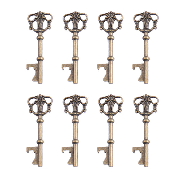 40x Rustic Bottle Openers Skeleton Keys Souvenir Wedding Favors Antique Groomsmen Gifts