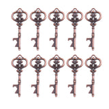 40x Rustic Bottle Openers Skeleton Keys Crown Shape Wedding Favors Bridesmaid Gifts