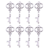 50x Wedding Favors Sets Vintage Silver Skeleton Keys Bottle Openers with Candy Boxes Escort Cards Groosmen Gifts