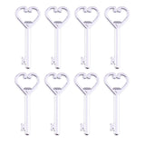 50x Wedding Favors Sets Silver Skeleton Keys Bottle Openers with Gold Candy Boxes Thank You Cards Groosmen Gifts