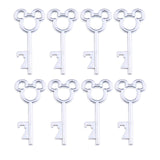 50x Wedding Favors Antique Skeleton Keys Bottle Openers with Silver Candy Boxes Thank You Cards Bridal Shower Guest Gifts