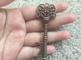 Vintage Wedding Favor Skeleton Key Shaped Bottle Opener (NBOC)