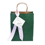 20x Kraft Paper Bags with Personalized Tags Ribbon Wedding Gift Favor Welcome Bags