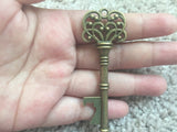 Vintage Wedding Favor Skeleton Key Shaped Bottle Opener (NBOC)