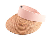 Natural Raffia Visor Straw Woven Sun Hat Braid Beach Sports Baseball Cap Bridesmaid Gift