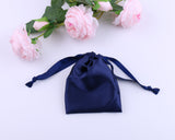 Personalized Satin Drawstring Gift Bag Jewelry Pouch Wedding Favor Party Candy Bag