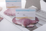 Natural Beach Wedding Shell Place Card Holders (Pack of 10)