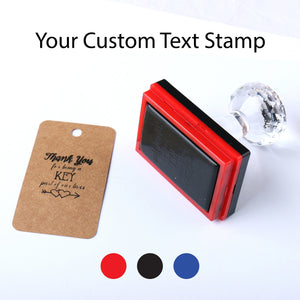 Custom Rubber Stamp Self-Ink For Tags Planner Return Address Stamp Schooling