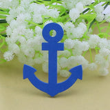 Wood Boat Anchor Beach Wedding Confetti DIY Charms (Set of 20)