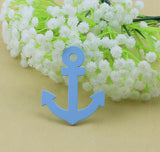 Wood Boat Anchor Beach Wedding Confetti DIY Charms (Set of 20)