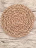 Hand-knitted Jute Twine Coaster Rope Coaster Wedding Decor (Set of 6)