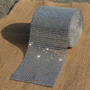 4" Diamond Mesh Rhinestone Ribbon Table Runner DIY Craft