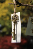 Wedding Favor Skeleton Key Bottle Opener and Escort Card (NBOB-WT)