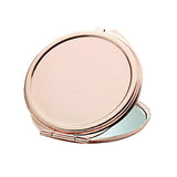 Portable Makeup Mirror Pocket Cosmetic Compact Mirror Double Sides Pocket Mirror Girl