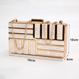 Women Acrylic Clutch Evening Bag Party Wedding Shoulder Bag