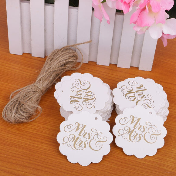 100 PCS Paper Label Baking Tags Pendants Hanging Labels Label Price Gift Card for Party