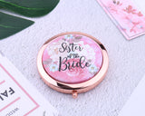 Bride to Be Compact Mirror Bridesmaid Gifts Wedding Favors